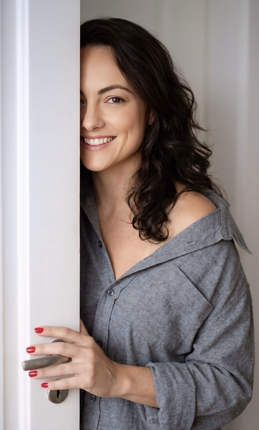 Clariely Stele sorrindo em retrato lifestyle